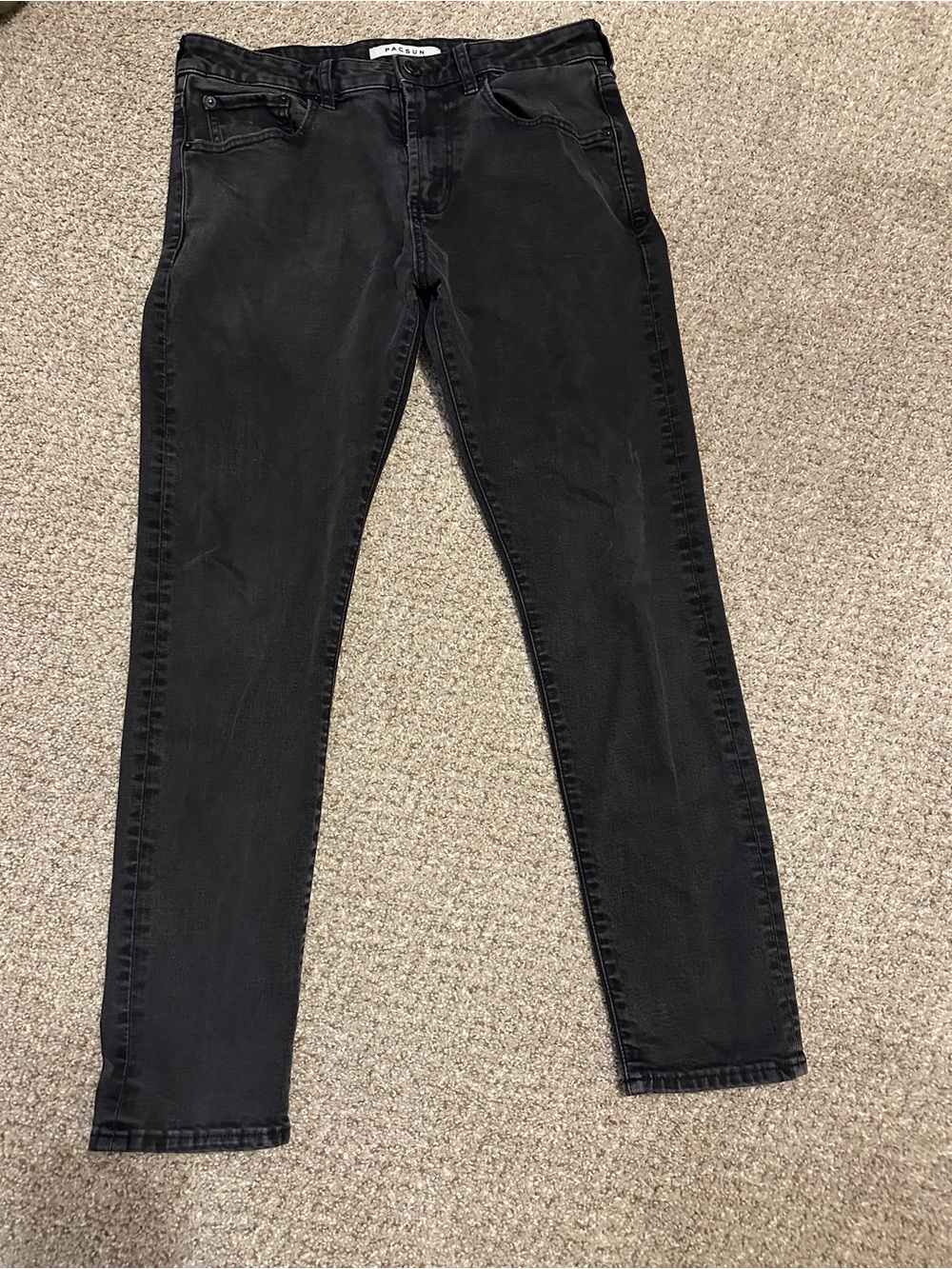PacSun Black Slim Taper Denim Jeans